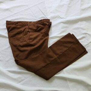 90s Haband Brown Pleated‎ Dress Pants